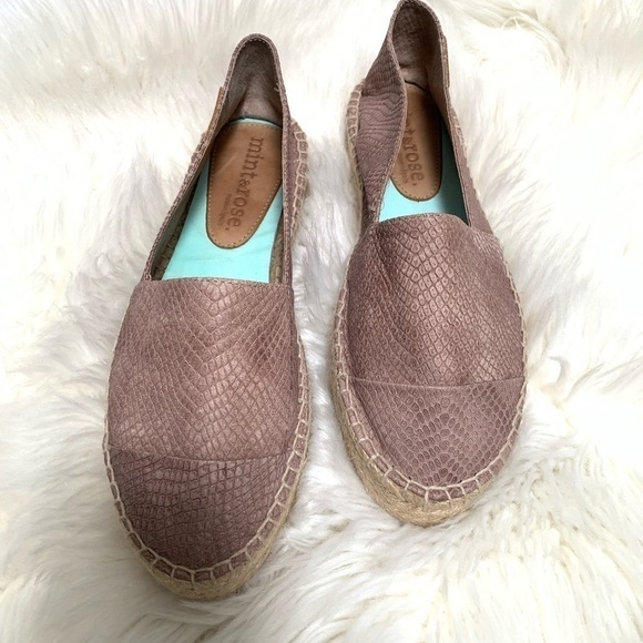 Snakeskin MINT&ROSE Espadrilles - Picture 5 of 7
